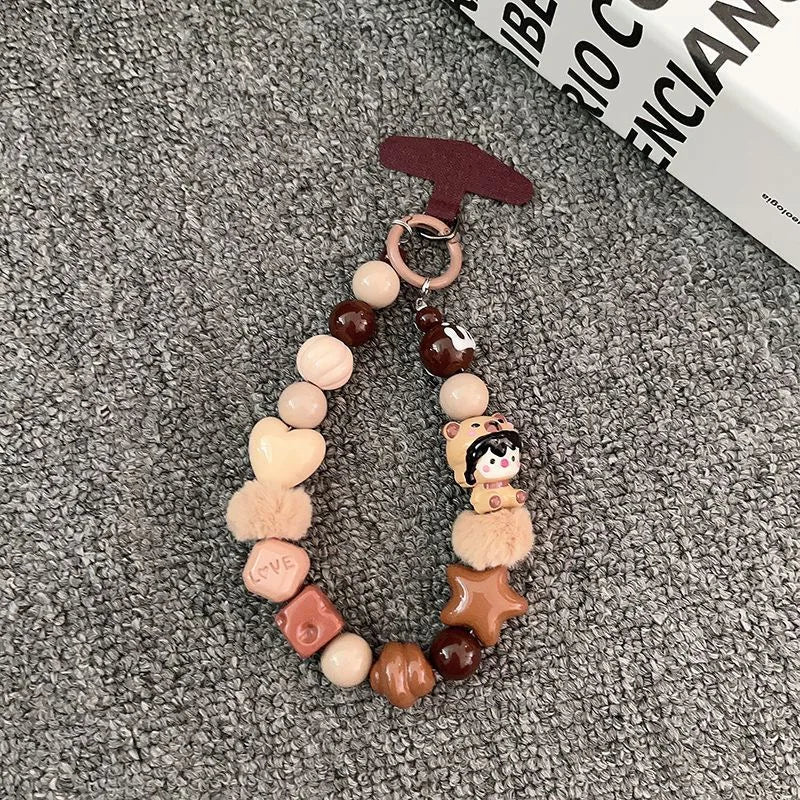 Sweet Bear Wrist Phone Charm