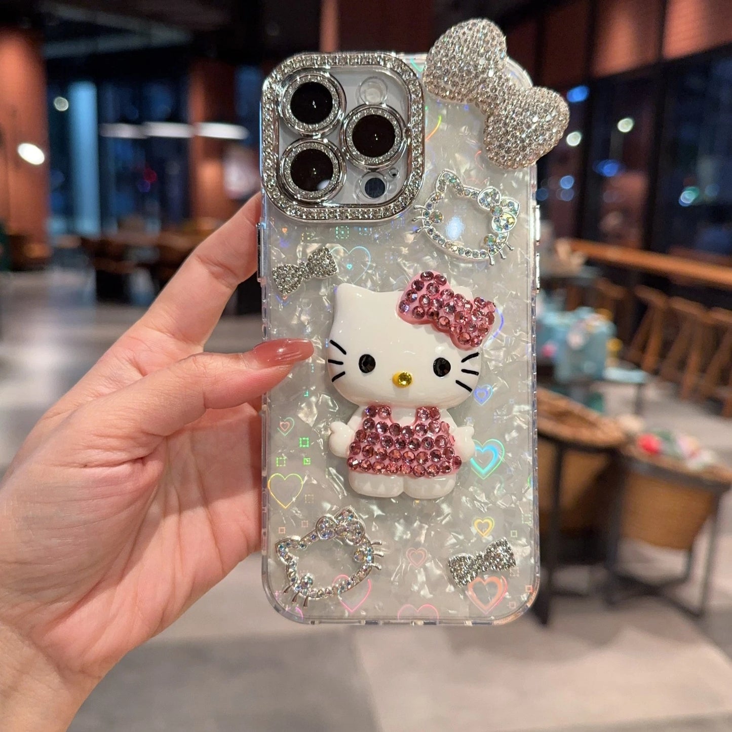 Hello Kitty Pearl Sparkle Case