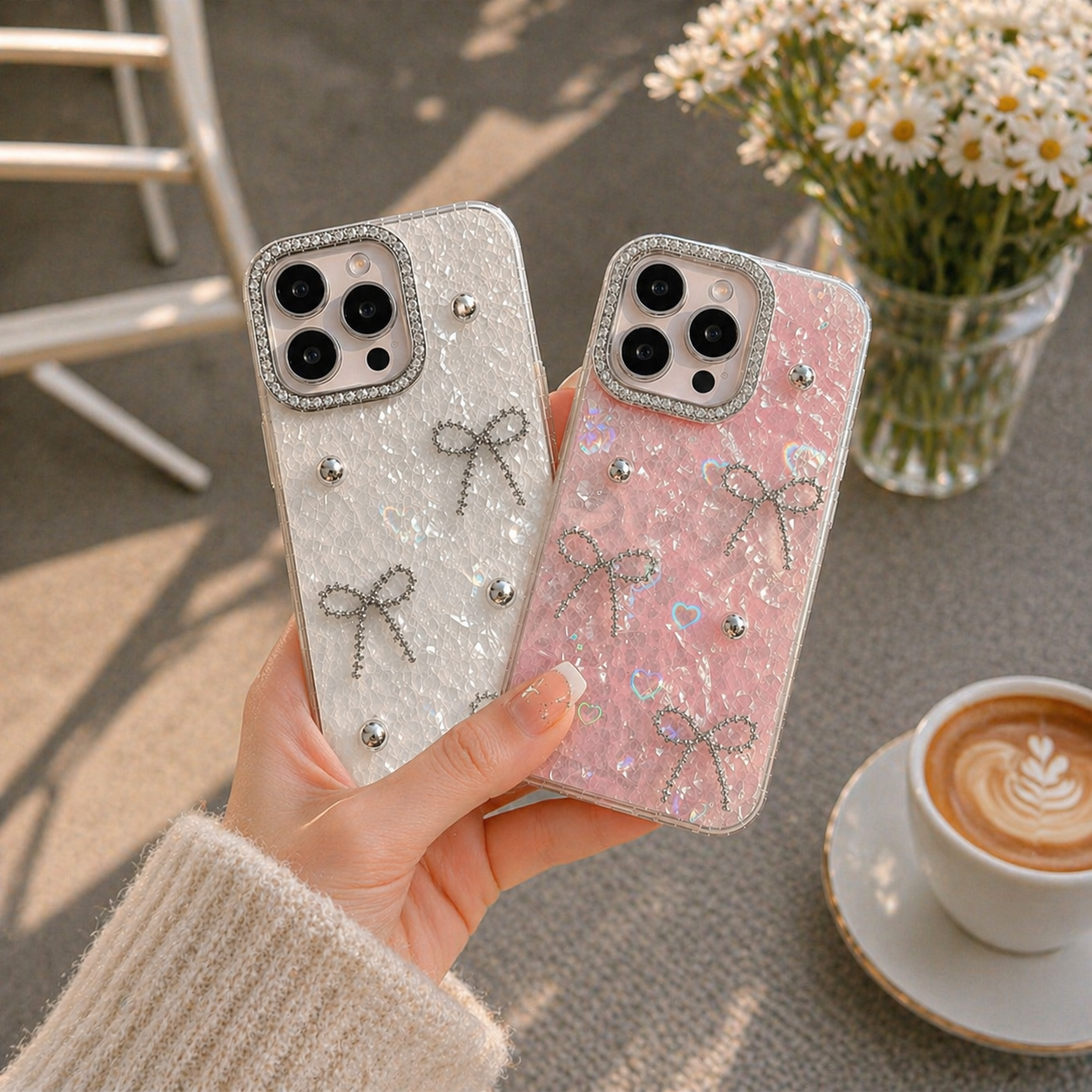 Dream Shine Crystal Bows Case