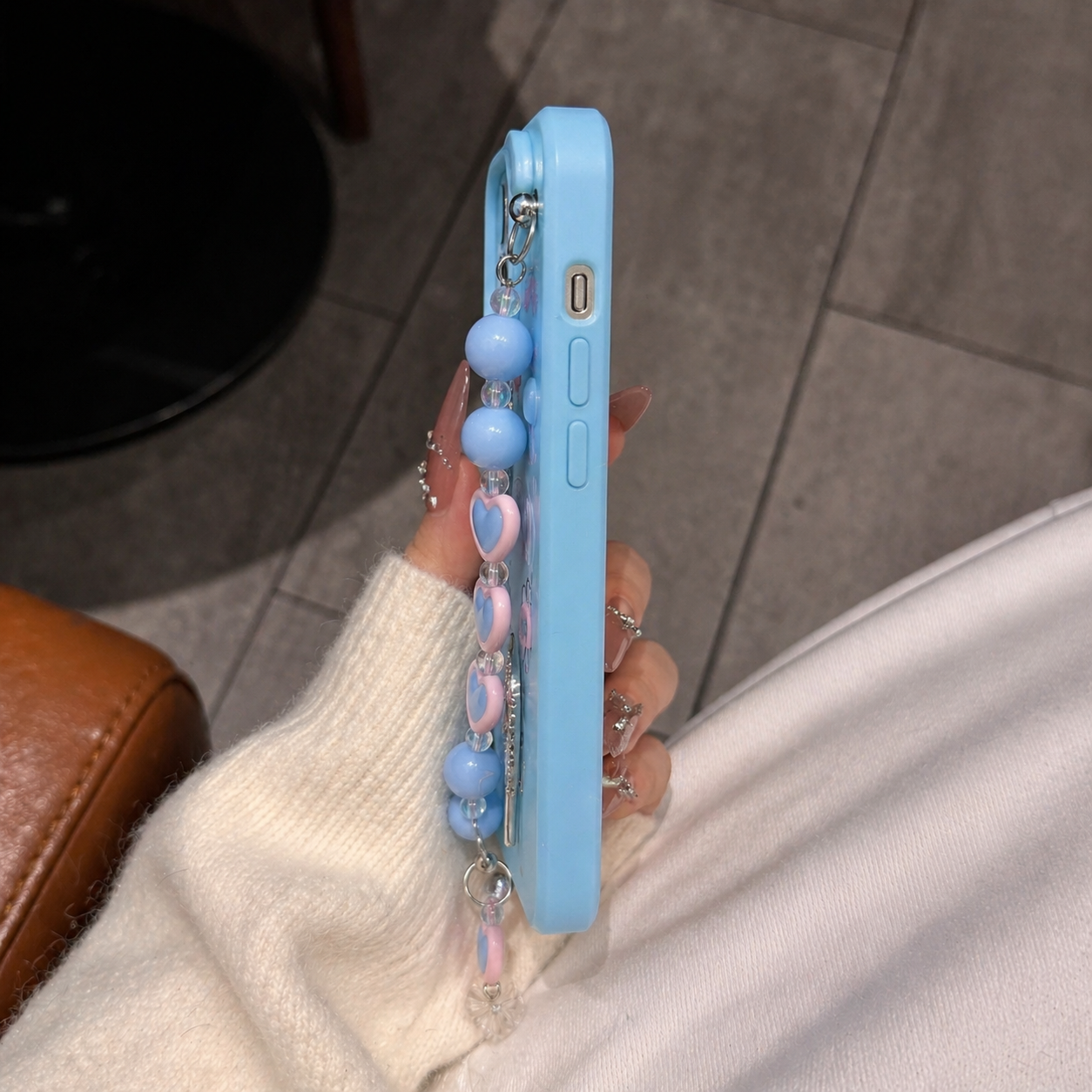 Dreamy Pastel Cute Heart Charm Case