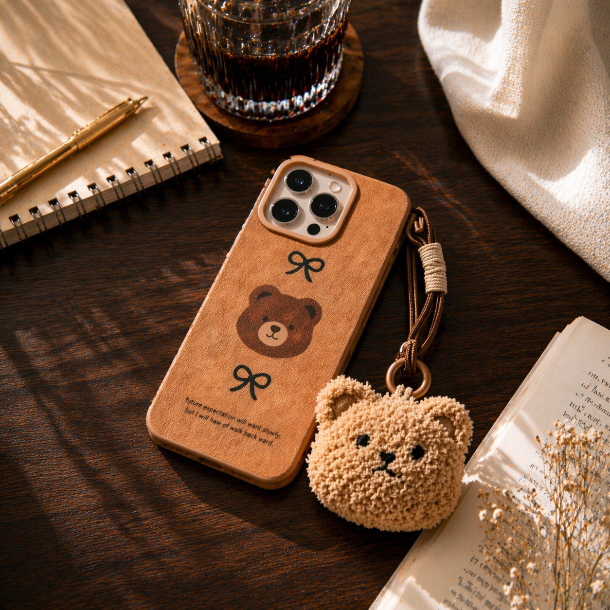 Cozy Teddy Charm Case