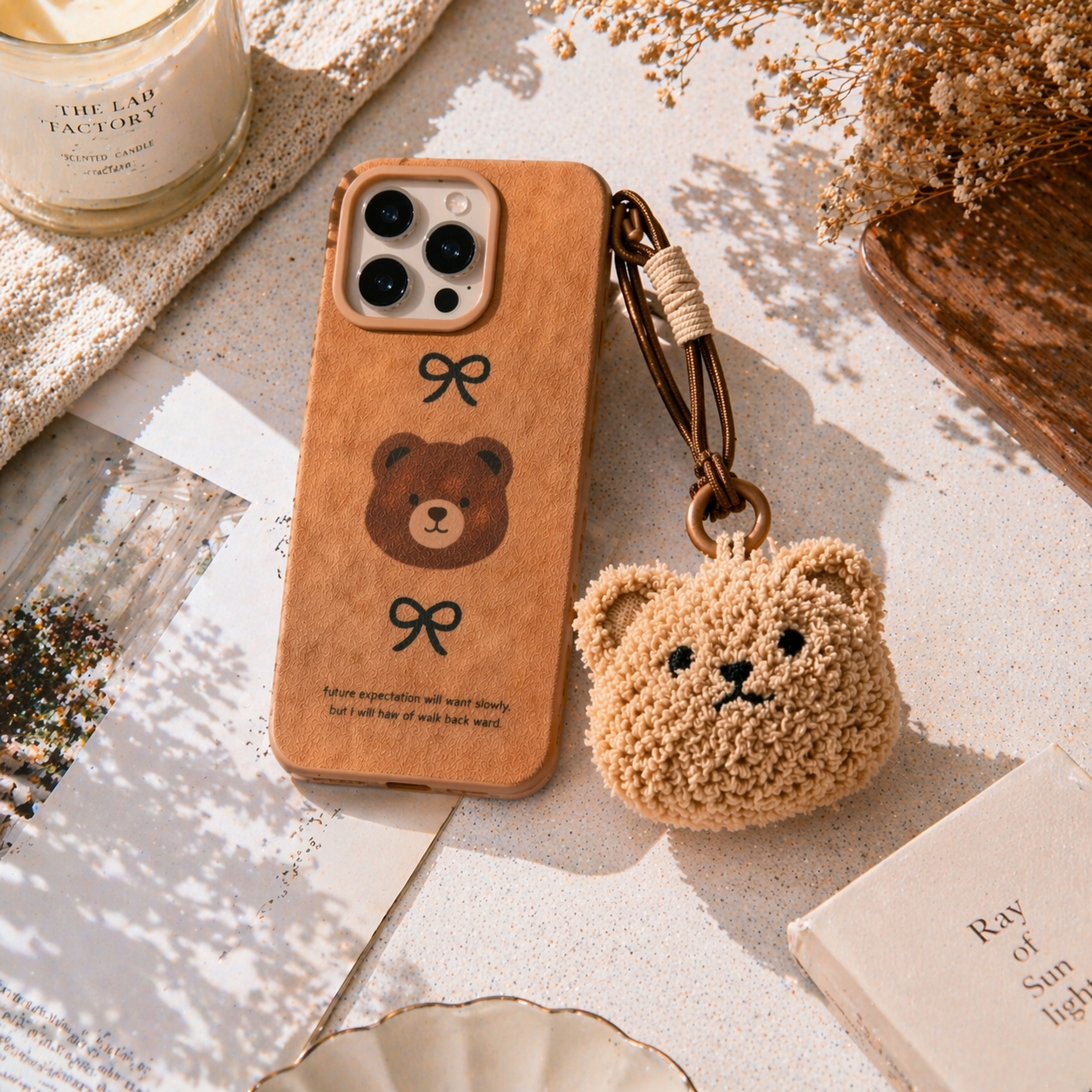 Cozy Teddy Charm Case