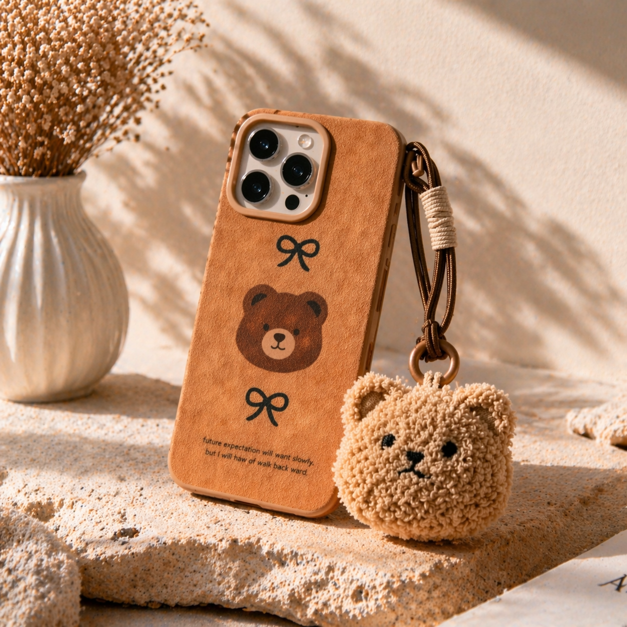 Cozy Teddy Charm Case