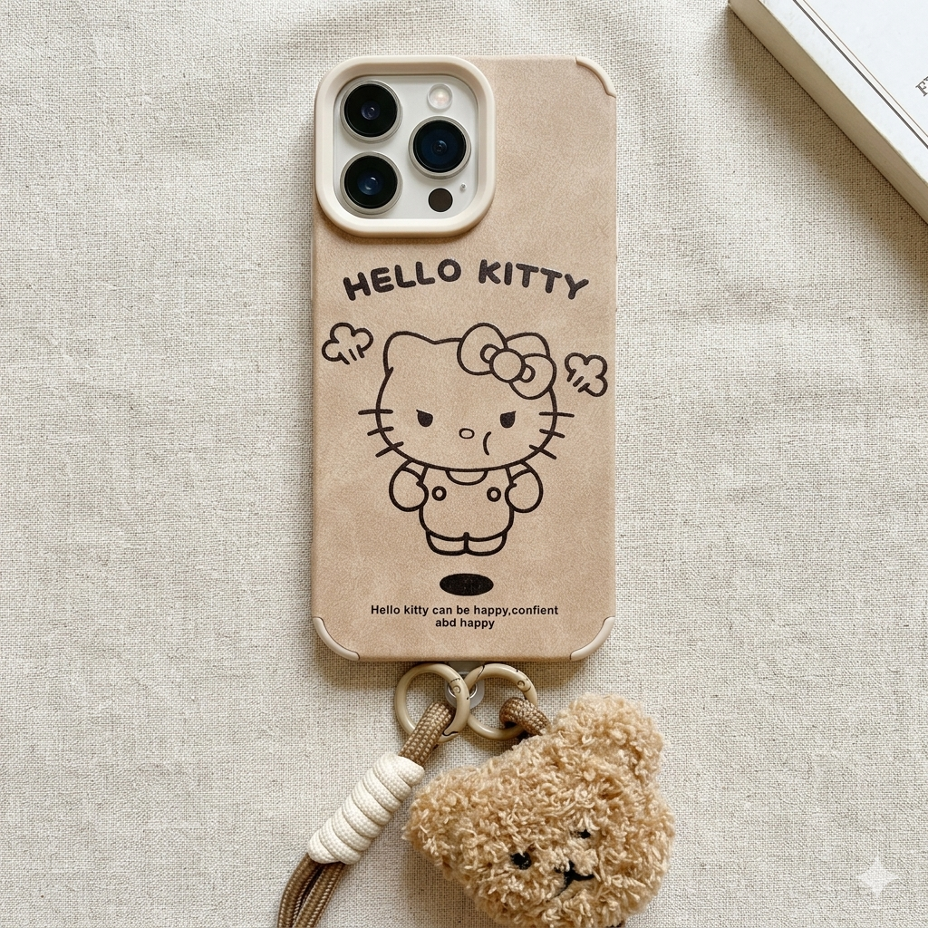 Trendy Hello Kitty Charm Case