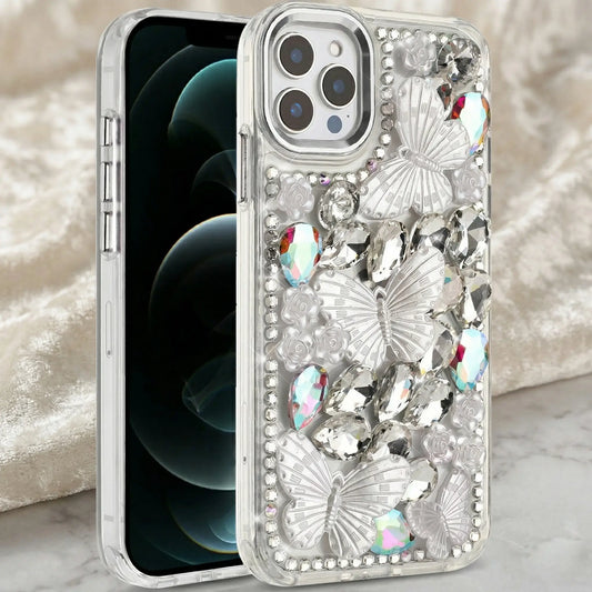 Luxury Crystal Butterfly Case