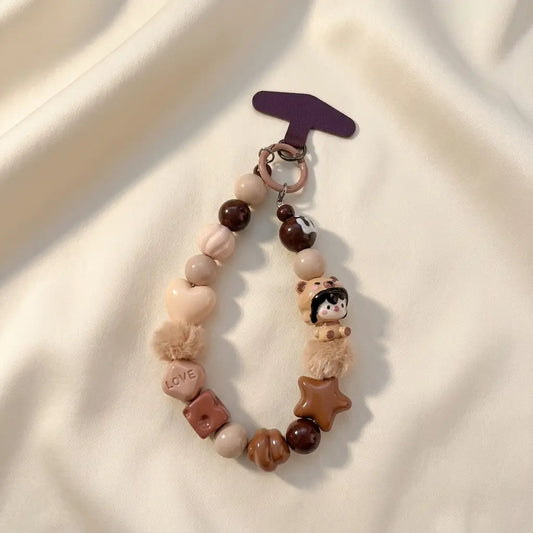 Sweet Bear Wrist Phone Charm