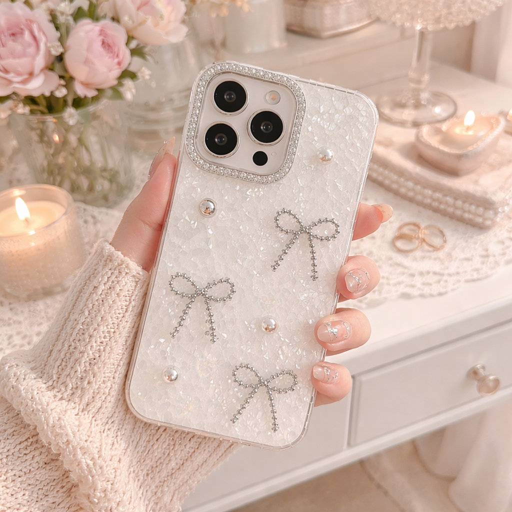 Dream Shine Crystal Bows Case