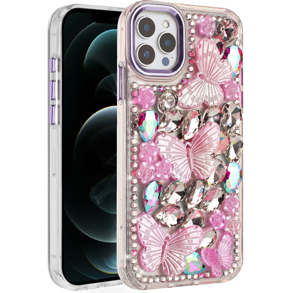 Luxury Crystal Butterfly Case