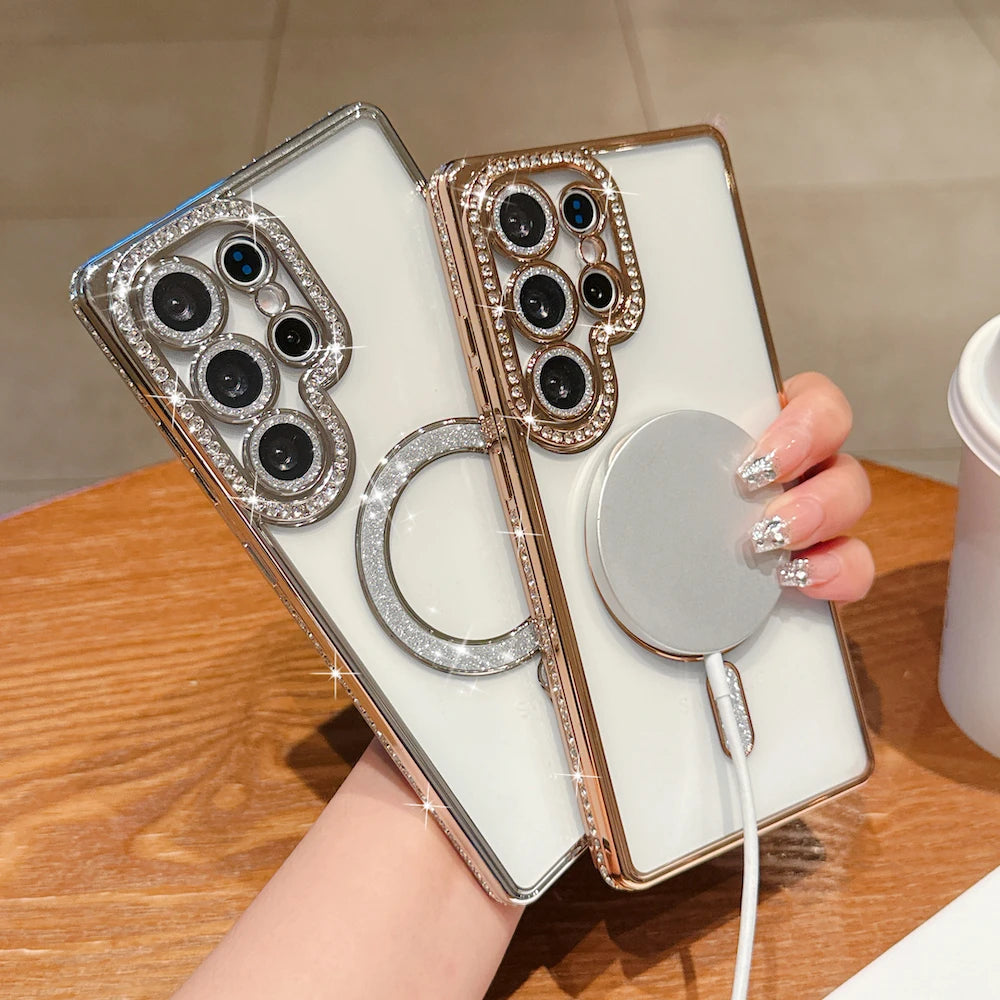 Elegant Shine Glitter Ring Case