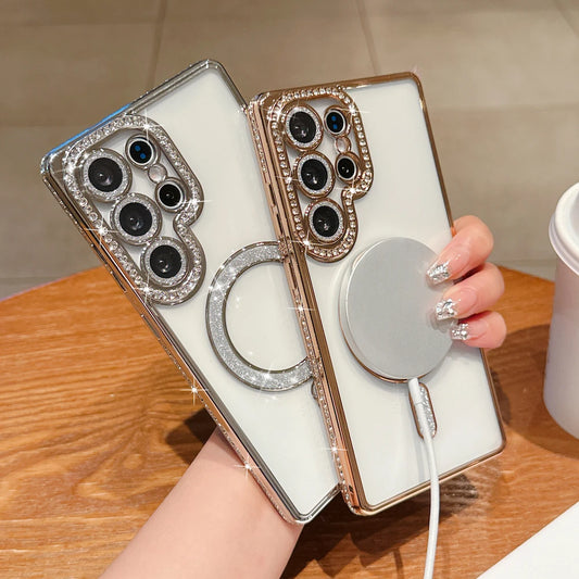 Elegant Shine Glitter Ring Case