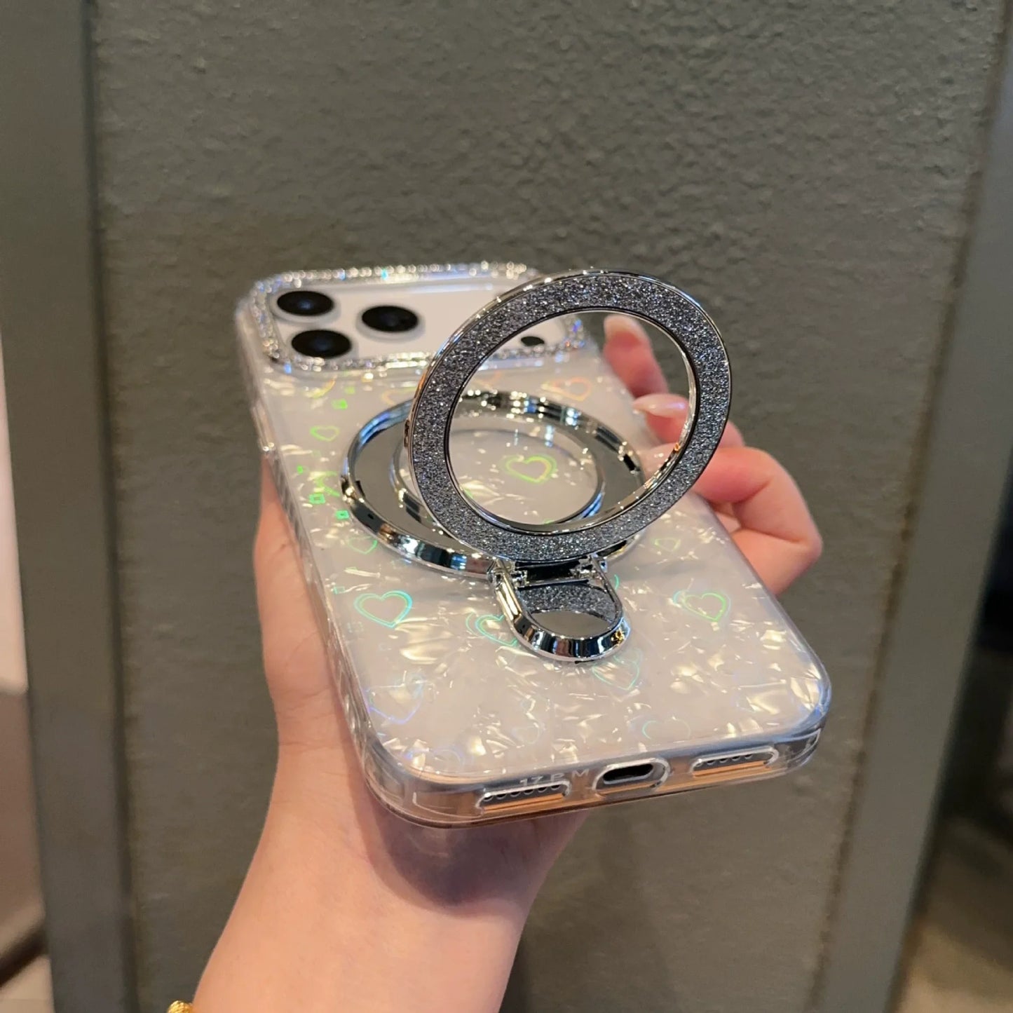 Crystal Edge Magnetic Grip Case