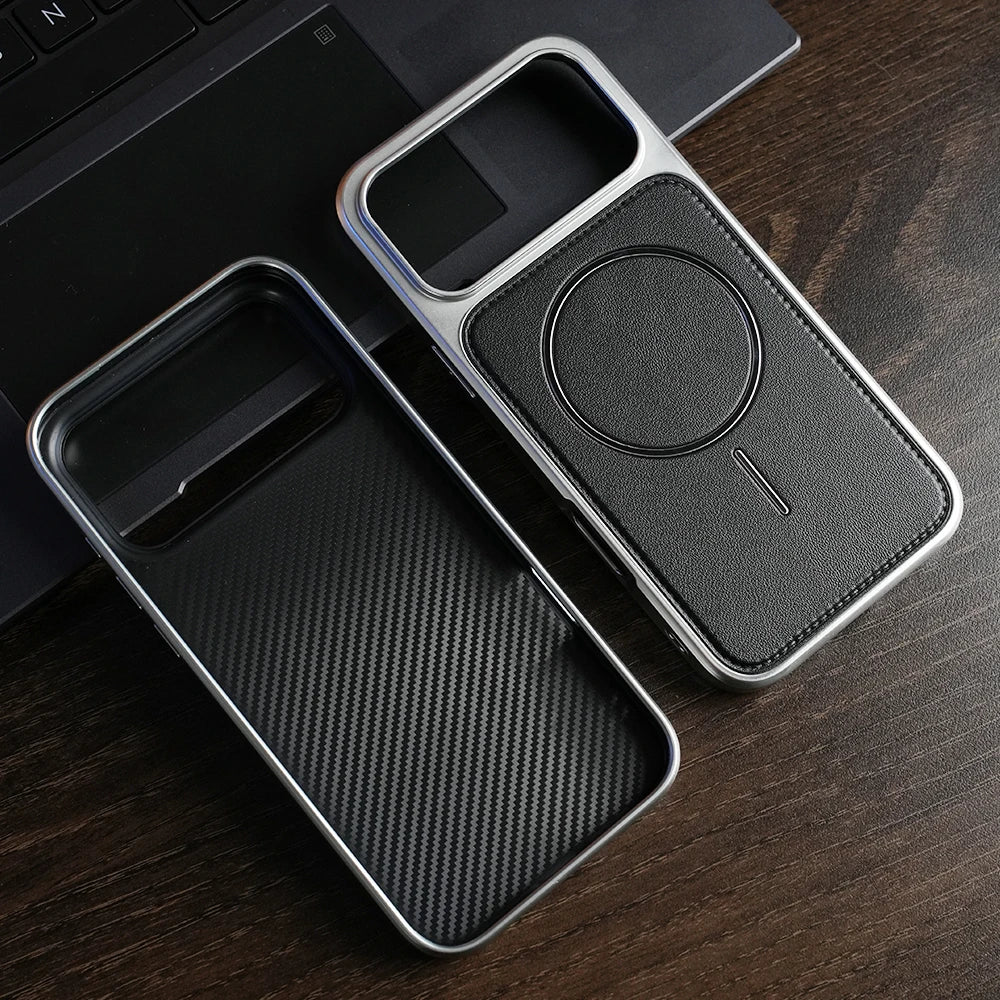 Classic Smooth Leather Magnetic Case