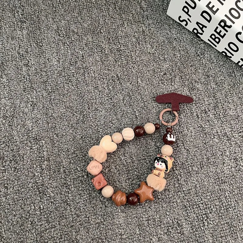 Sweet Bear Wrist Phone Charm