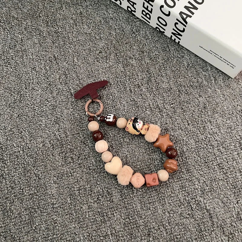 Sweet Bear Wrist Phone Charm