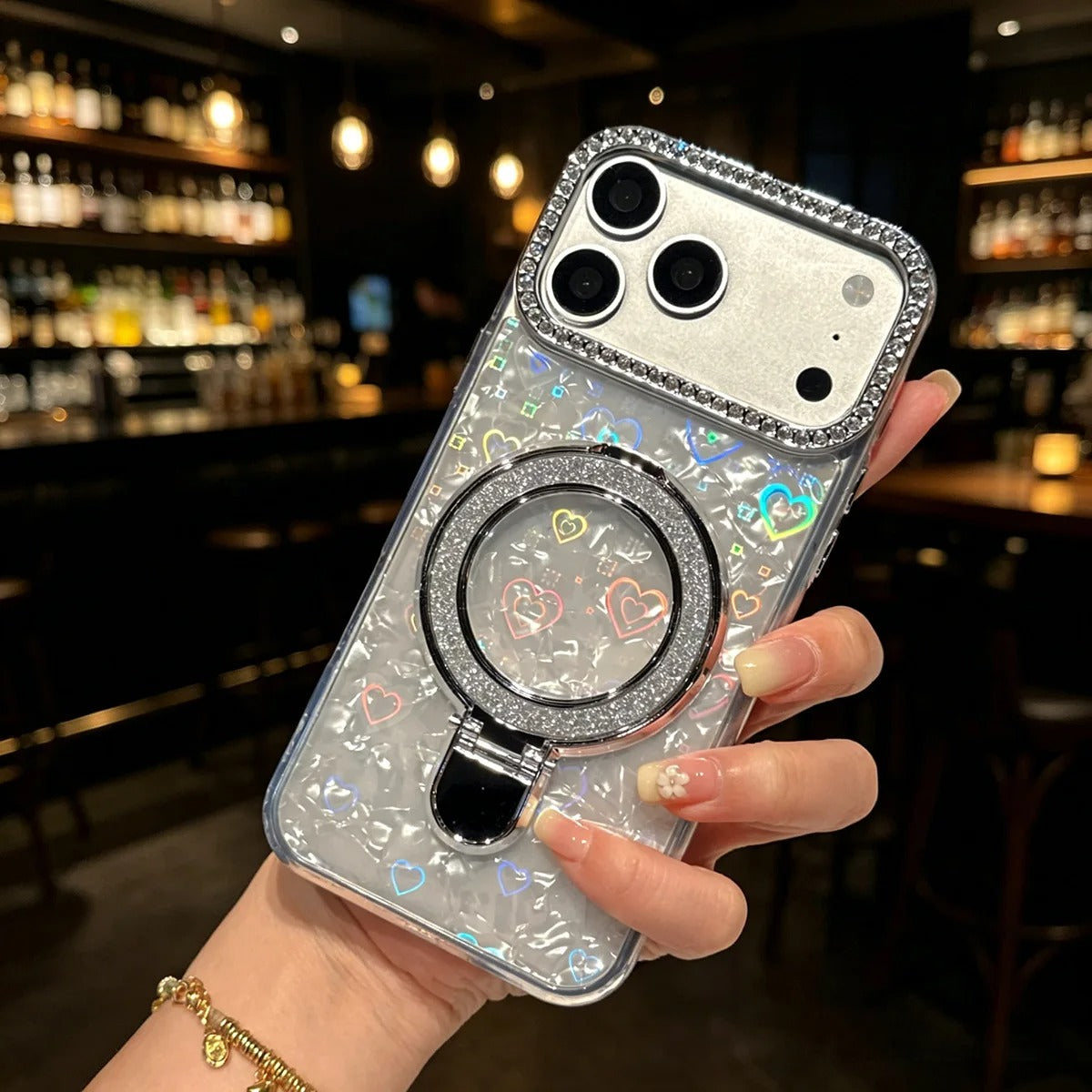 Crystal Edge Magnetic Grip Case