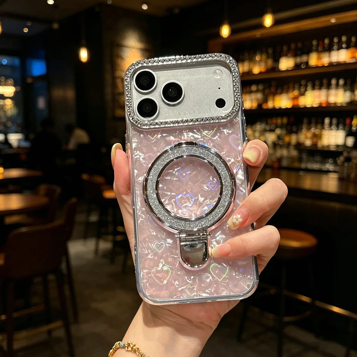 Crystal Edge Magnetic Grip Case