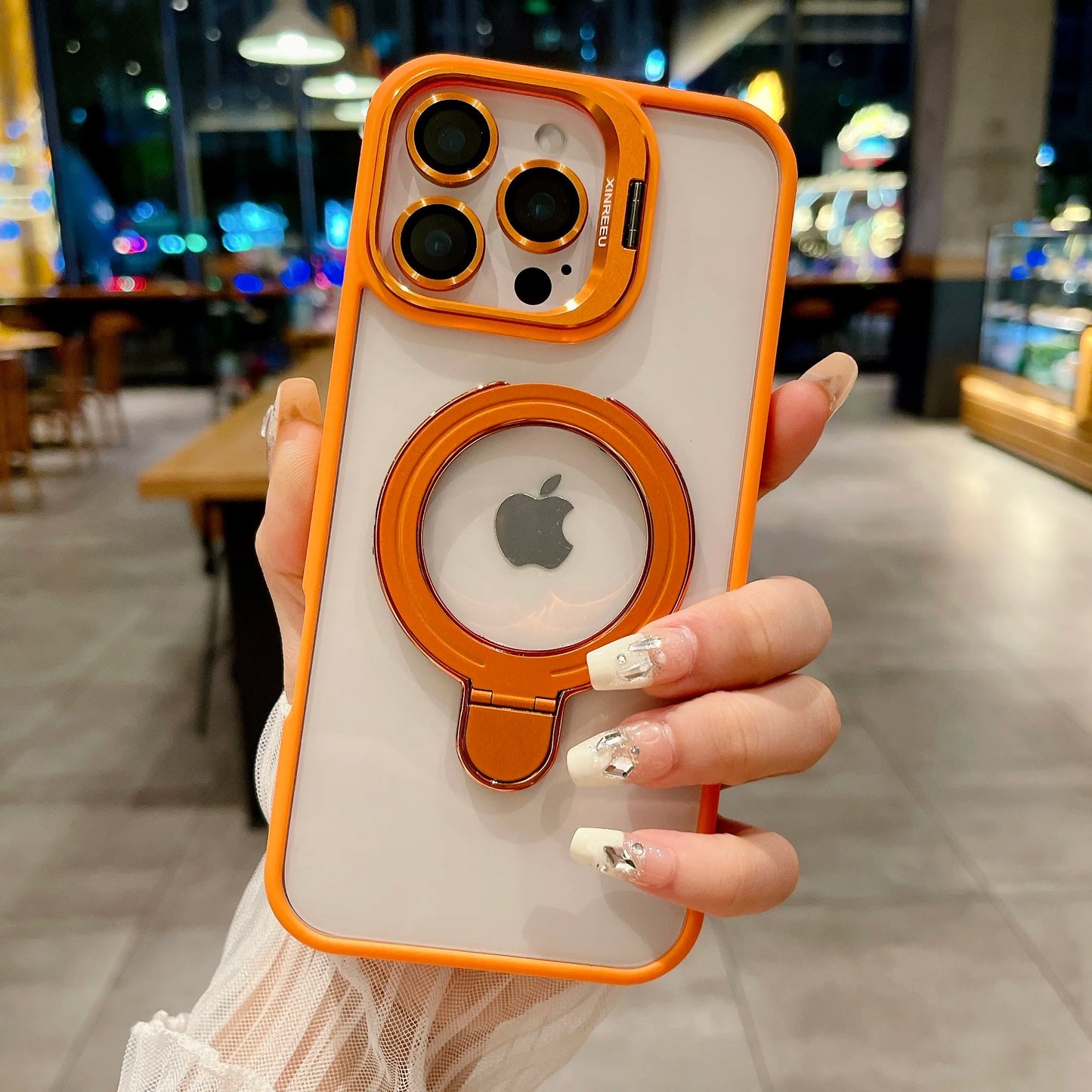 Dual Ring Kickstand Magnetic Case