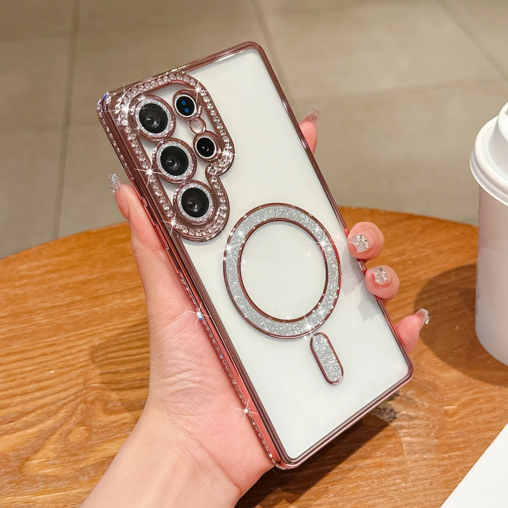 Elegant Shine Glitter Ring Case