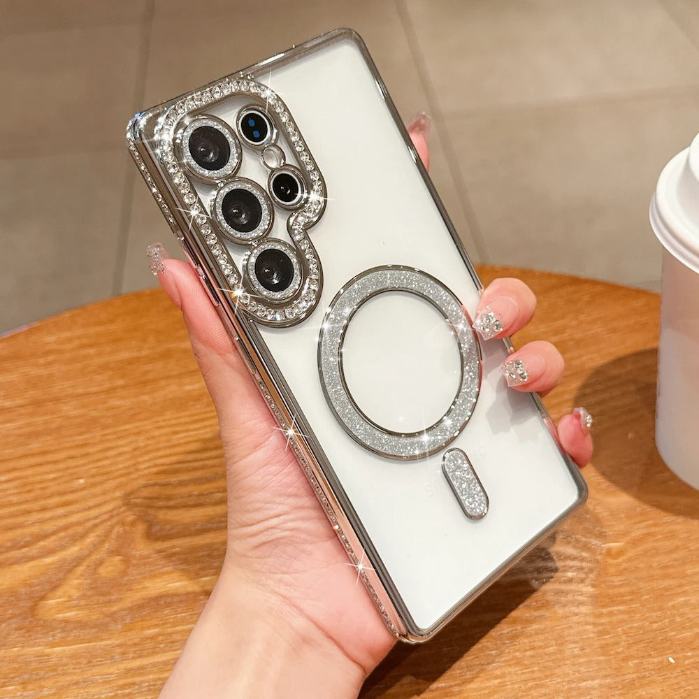 Elegant Shine Glitter Ring Case