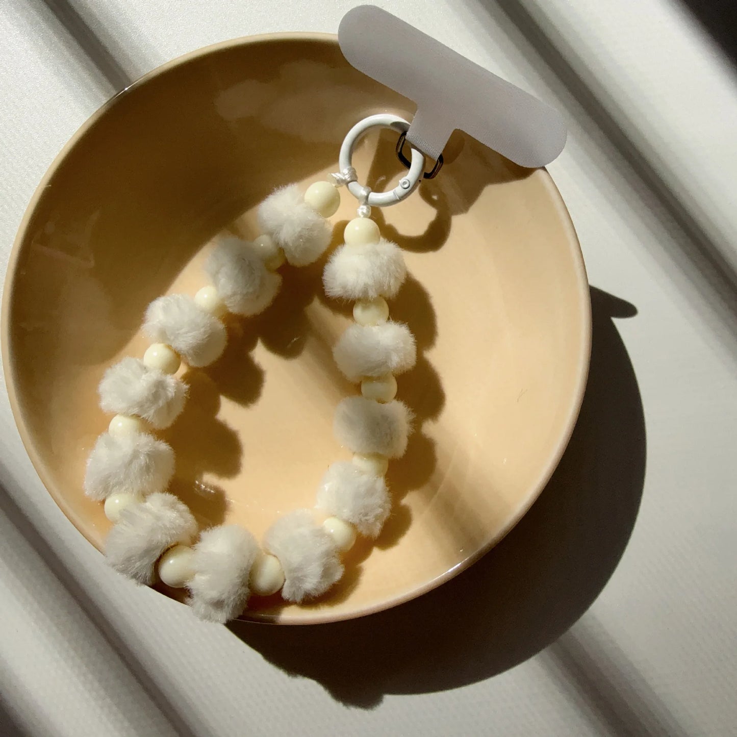 Chic Fluffy Cute Fur Ball Phone Charm